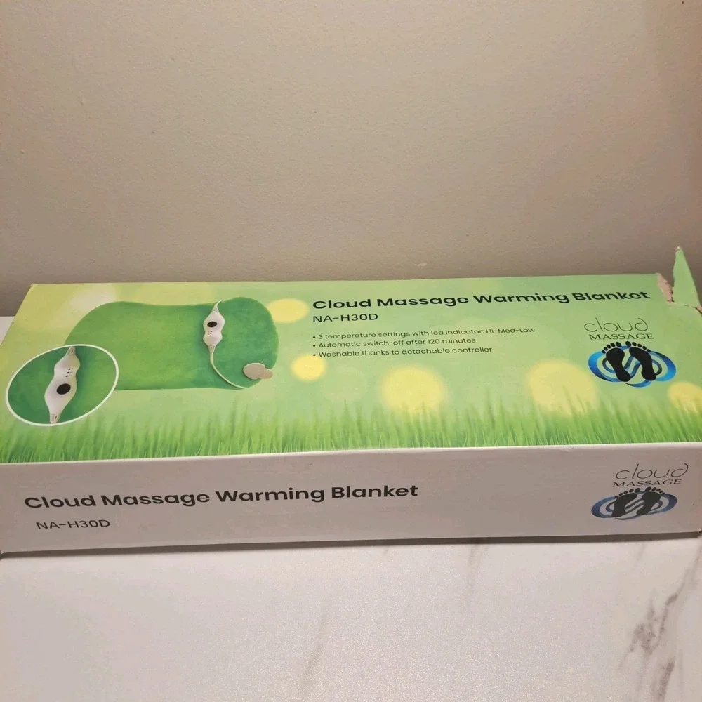 Cloud Massage Warming Pad Electric Heated Ultra Soft Flannel Heat Therapy 15x22
